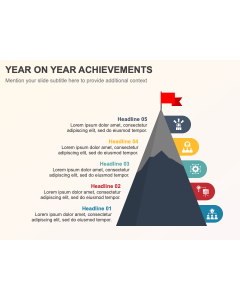 Year on Year Achievements PPT Slide 1