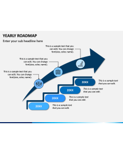 Yearly Roadmap PPT Slide 1