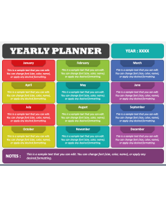 Yearly Planner PPT Slide 1