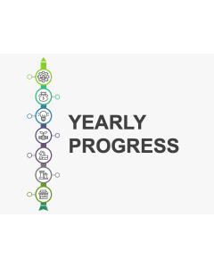 Yearly Progress PPT Slide 1