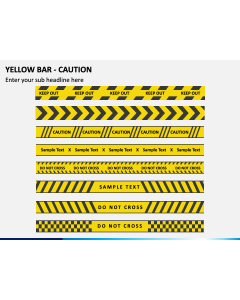 Yellow Bar - Caution PPT Slide 1