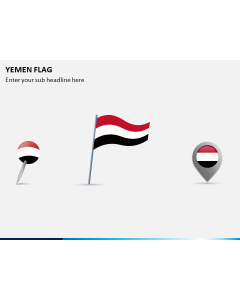 Yemen Flag PPT Slide 1