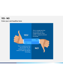Yes or No PPT Slide 1