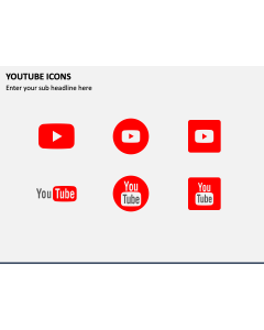 Youtube Icons PPT Slide 1