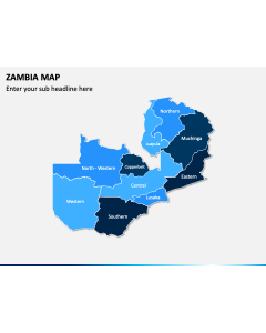 Zambia Map PPT Slide 1