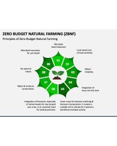 Zero Budget Natural Farming (ZBNF) PPT Slide 1