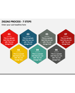 Zigzag Process - 7 Steps PPT Slide 1