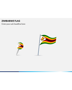 Zimbabwe Flag PPT Slide 1