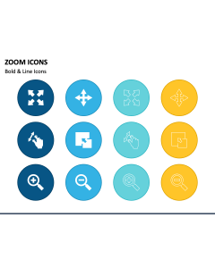 Zoom Icons PPT Slide 1