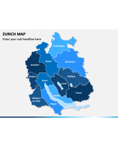 Zurich Map PPT Slide 1