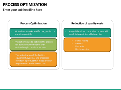 Process Optimization PowerPoint Template | SketchBubble