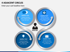 4 Adjacent Circles PPT Slide 1