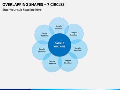 Overlapping Shapes – 7 Circles PPT Slide 1