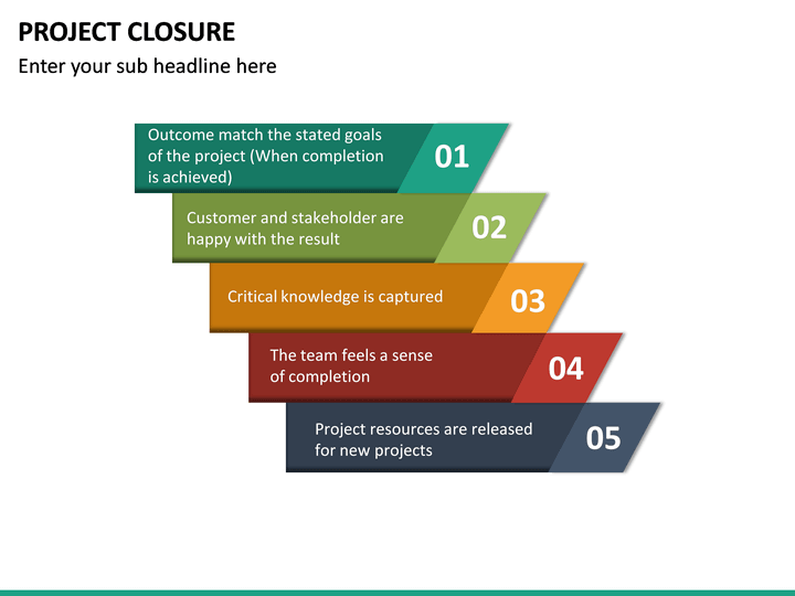 project closure presentation ppt