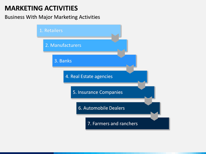 Marketing Activities PowerPoint Template | SketchBubble