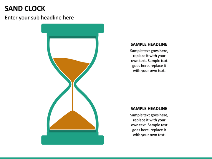 Sand Clock PowerPoint Template SketchBubble