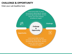 Challenge and Opportunity PowerPoint Template | SketchBubble