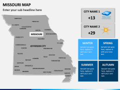 Missouri Map PPT Slide 10