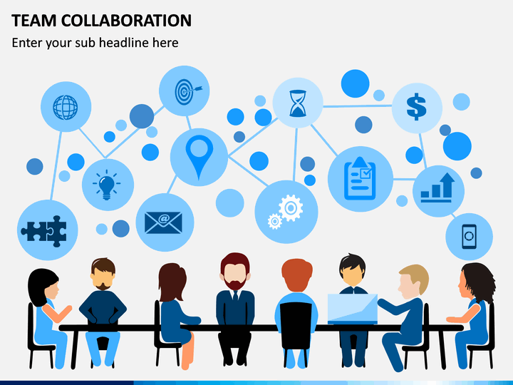 Team Collaboration Powerpoint Template Sketchbubble