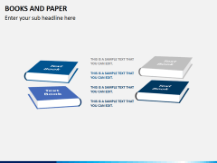 Books and paper PPT slide 6