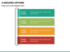 4 Grouped Options PPT slide 2