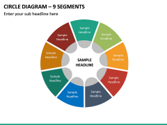 Circle Diagram – 9 Segments PPT Slide 2