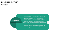 Residual Income PowerPoint Template | SketchBubble