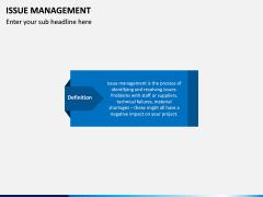 Issue Management PPT Slide 1