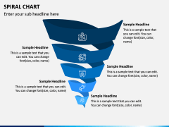 Spiral chart PPT slide 5