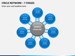 Circle Network – 7 Stages PPT Slide 1