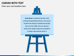 Canvas with Text PPT Slide 8