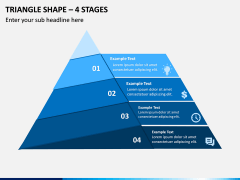 Triangle Shape – 4 Stages PPT Slide 1