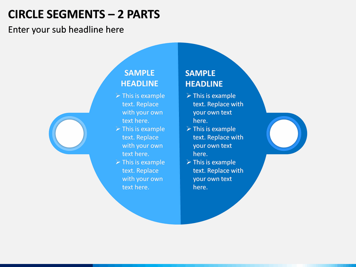 Circle Segments – 2 Parts PPT Slide 1