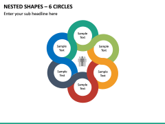Nested Shapes – 6 Circles PPT Slide 2