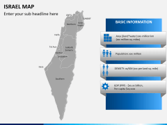 Israel Map PPT slide 15