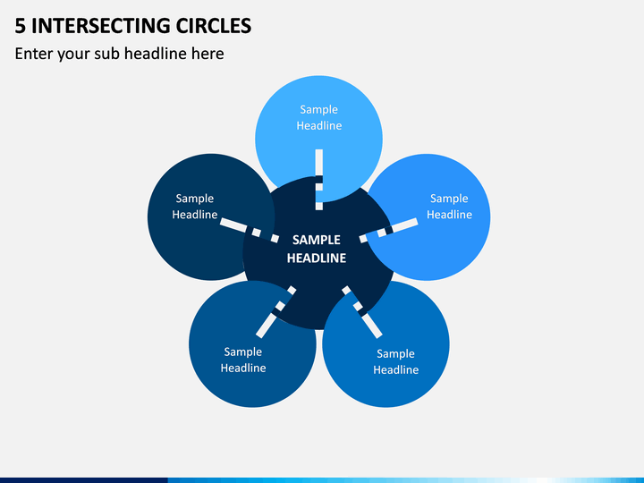 5 Intersecting Circles PPT Slide 1
