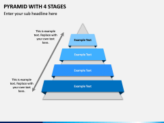 Pyramid With 4 Stages PPT Slide 1
