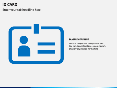 ID Card Icons PPT Slide 4
