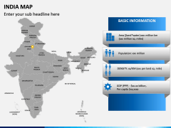 Editable India Map for PowerPoint and Google Slides Presentation