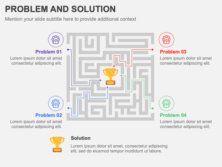 Problem and Solution PPT Slide 1