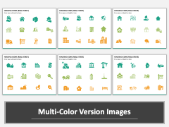 Housing Icons Icons PPT slide MC Combined