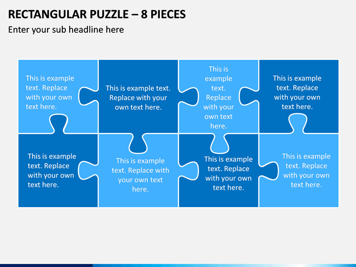 Rectangular Puzzle – 8 Pieces PPT Slide 1
