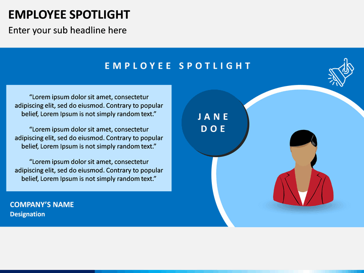 Employee Spotlight PowerPoint and Google Slides Template PPT Slides