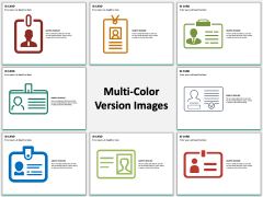 ID Card Icons PPT Slide MC Combined