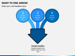 Many to One Arrow PPT slide 1