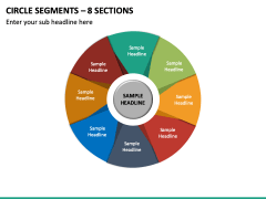 Circle Segments – 8 Sections PPT Slide 2