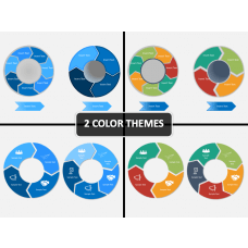 powerpoint circular circle shapes chevron sketchbubble