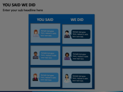 You Said We Did PowerPoint and Google Slides Template - PPT Slides