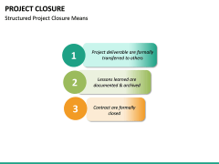 Project Closure PowerPoint Template | SketchBubble