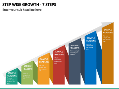 Step Wise Growth - 7 Steps PPT Slide 2